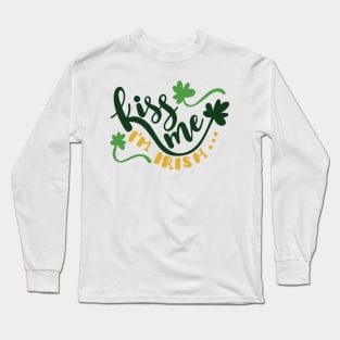 Kiss Me I'm Irish Long Sleeve T-Shirt